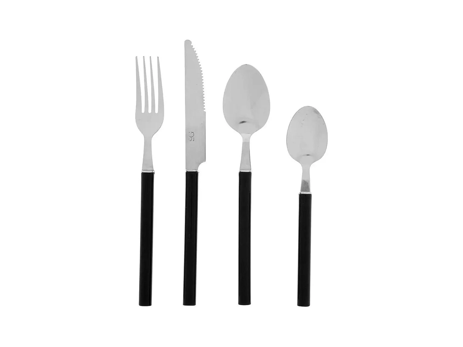 Ménagère 24 Pièces "Indonésie" 27cm Noir