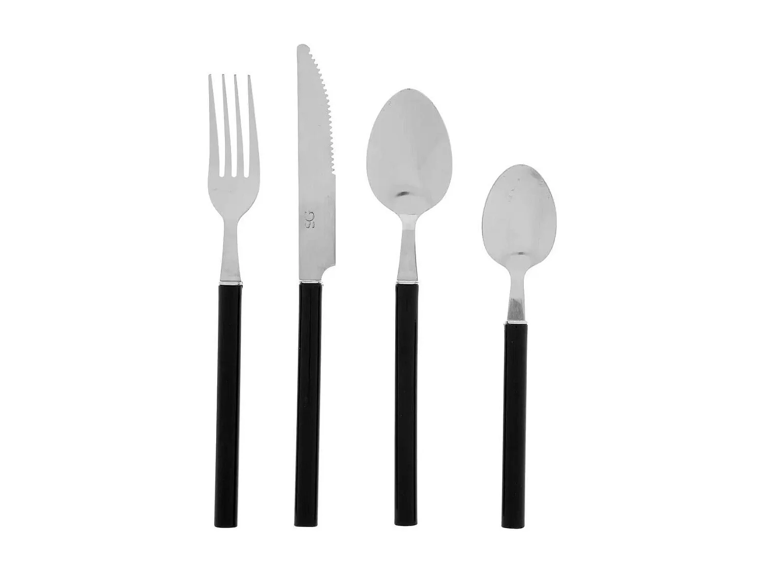 Ménagère 24 Pièces "Indonésie" 27cm Noir