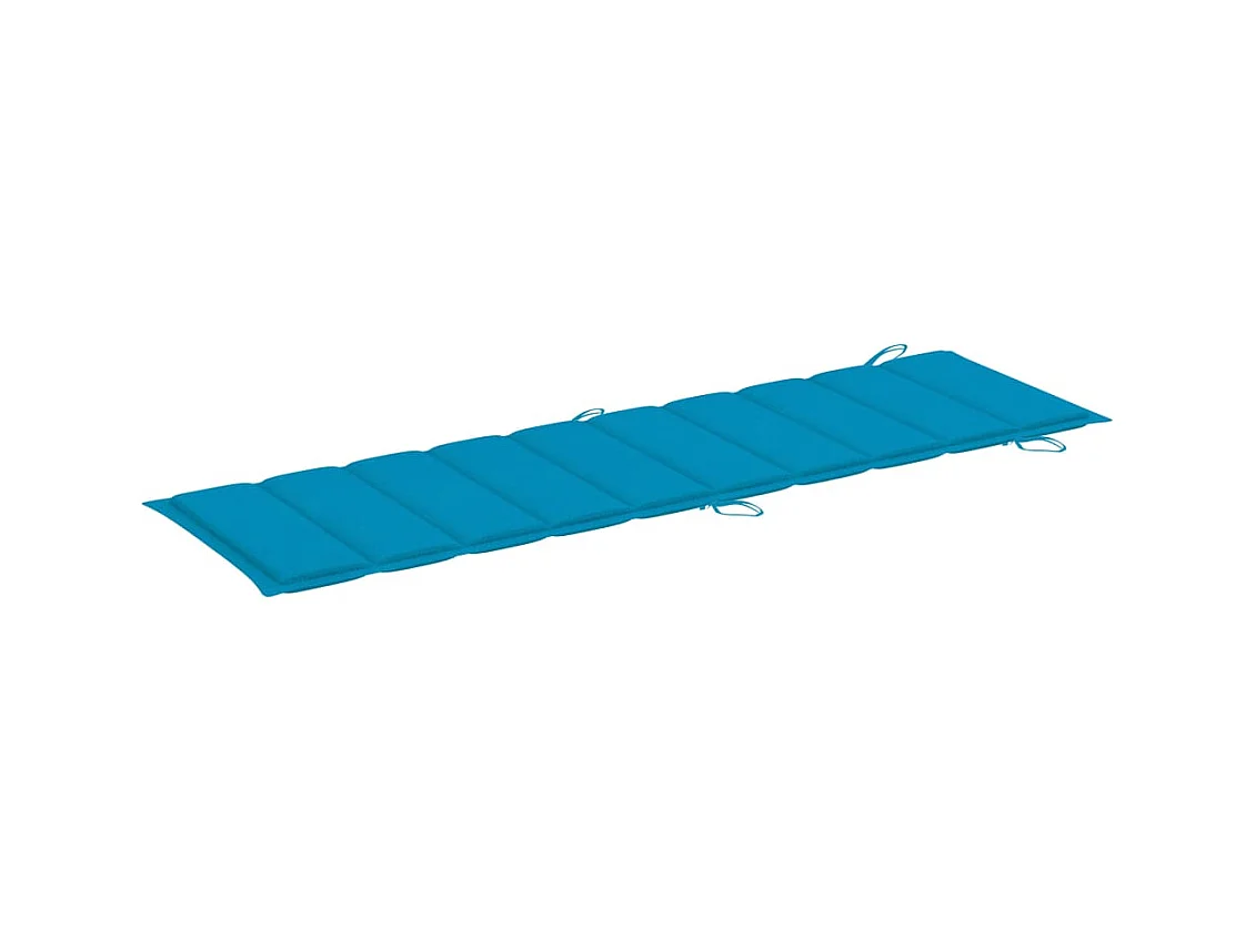 Sonnenliegen 2 Stk. mit Tisch und Auflagen Massivholz Akazie