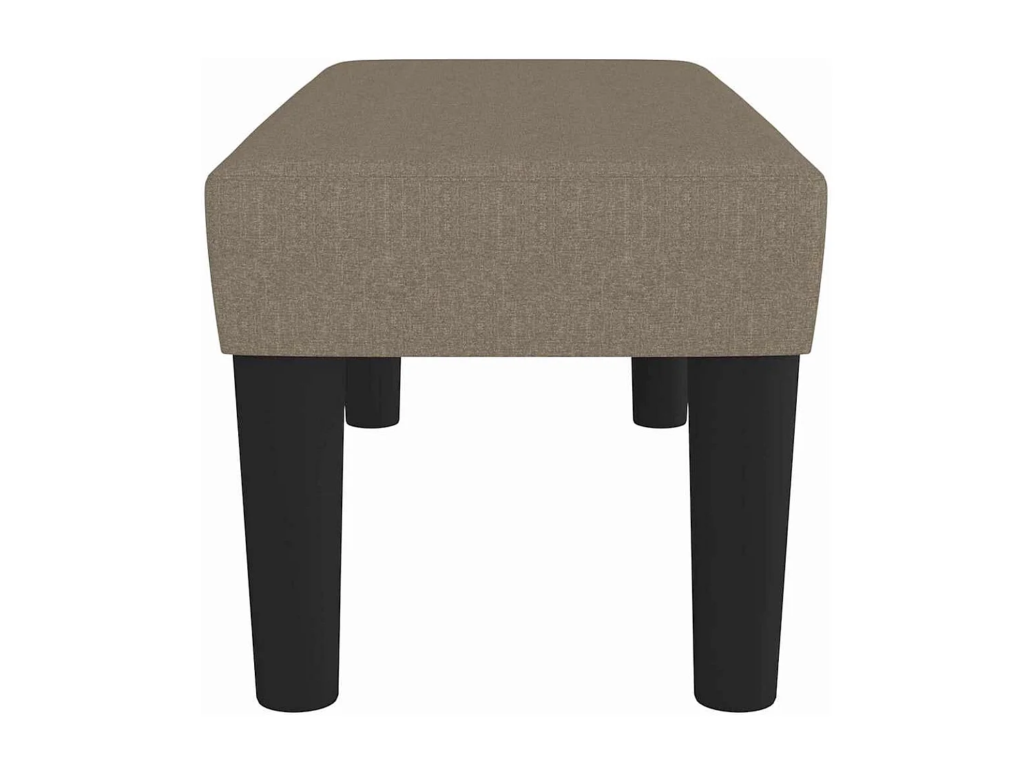 Sitzbank Taupe 70x30x30 cm Stoff