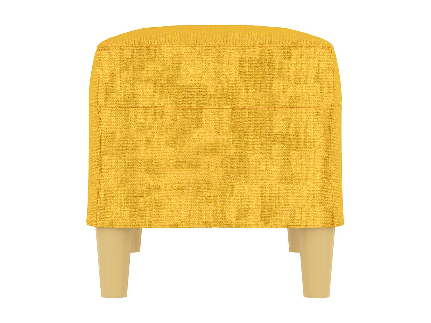 Banc Jaune clair 70x35x41 cm Tissu