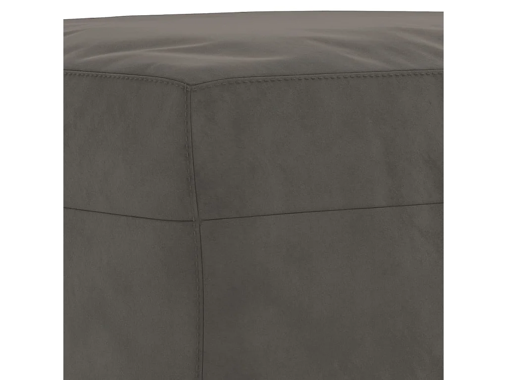 Sitzbank Dunkelgrau 70x35x41 cm Samt