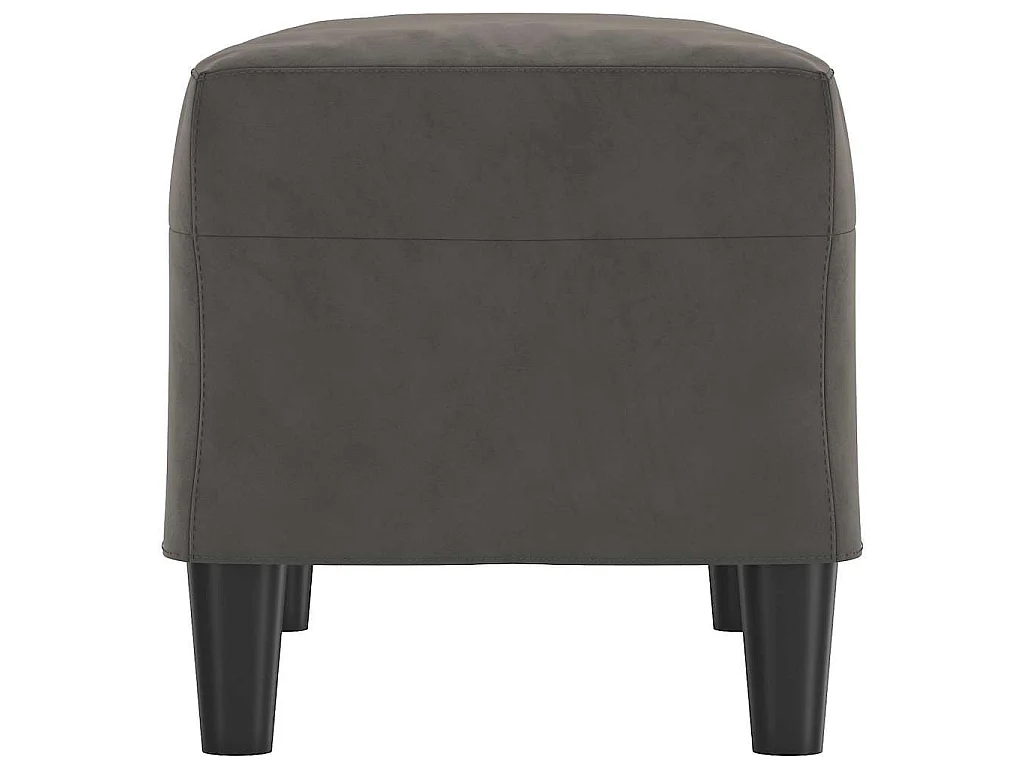 Banc Gris foncé 70x35x41 cm Velours