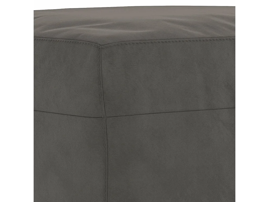 Banc Gris foncé 70x35x41 cm Velours