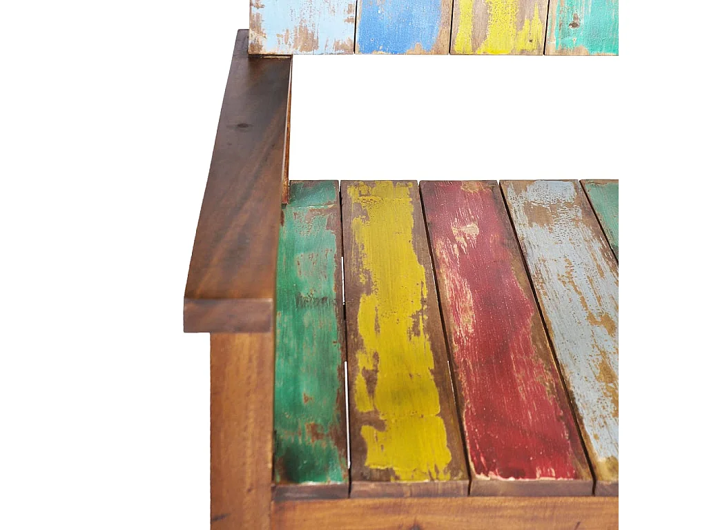 Bankje 115 cm massief gerecycled hout