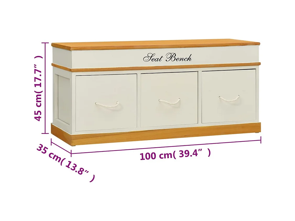 Banco arrumação sapatos