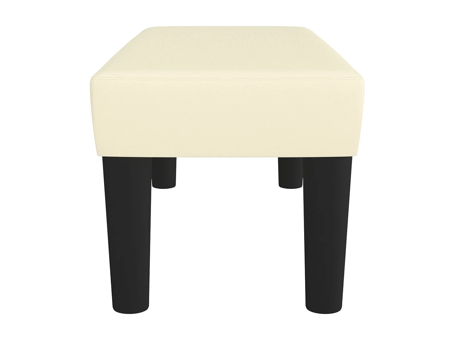 Banc Crème 70x30x30 cm Similicuir