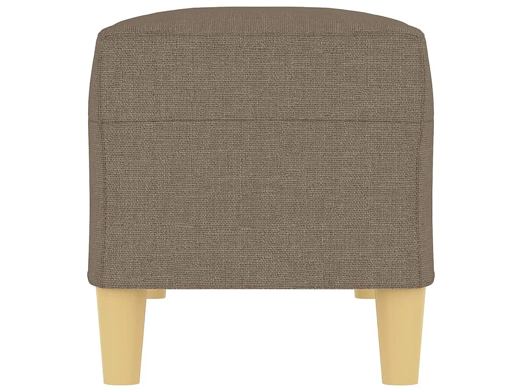 Banco 100x35x41 cm tecido cinza-acastanhado