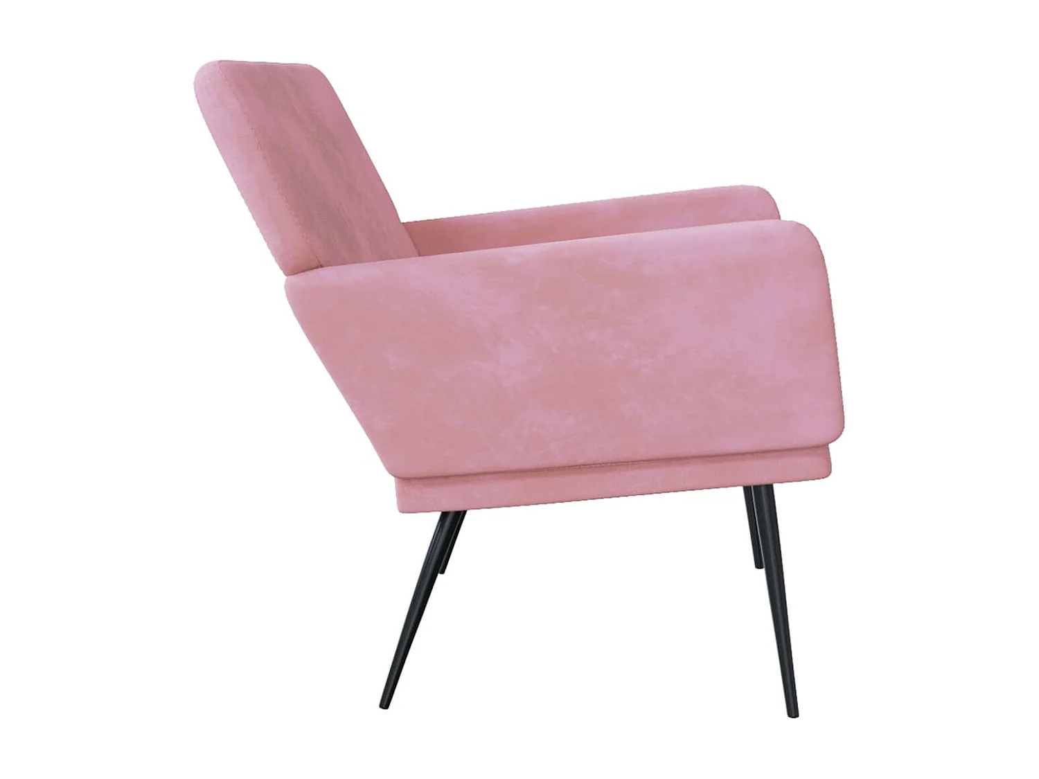 Banc Rose 108x79x79 cm Velours