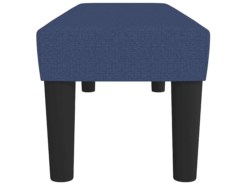 Banc Bleu 100x30x30 cm Tissu
