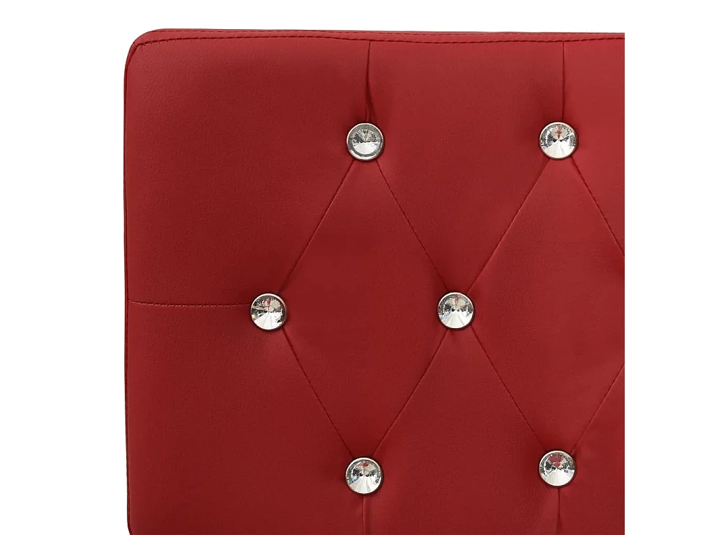 Panca 110 cm Rosso Vino in Similpelle