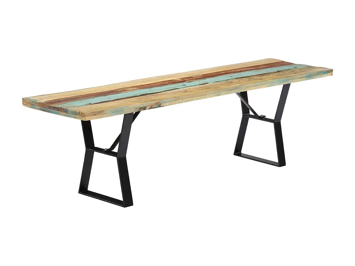 Banc 160 cm Bois de récupération massif