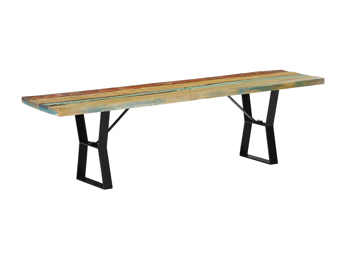 Banc 160 cm Bois de récupération massif