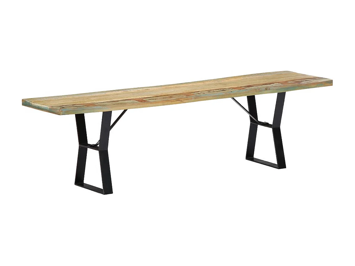 Banc 160 cm Bois de récupération massif