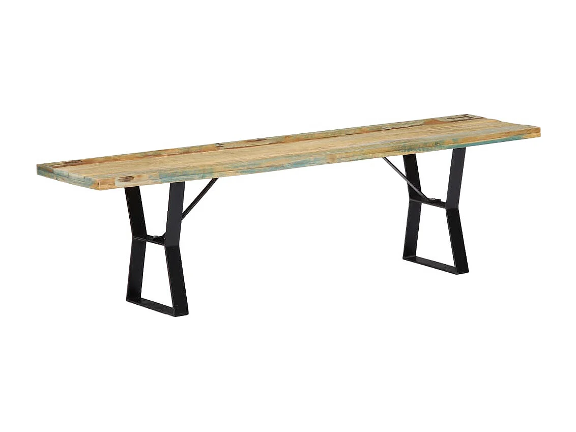 Banc 160 cm Bois de récupération massif