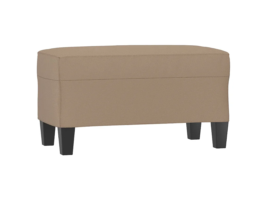 Panca Cappuccino 70x35x41 cm in Similpelle