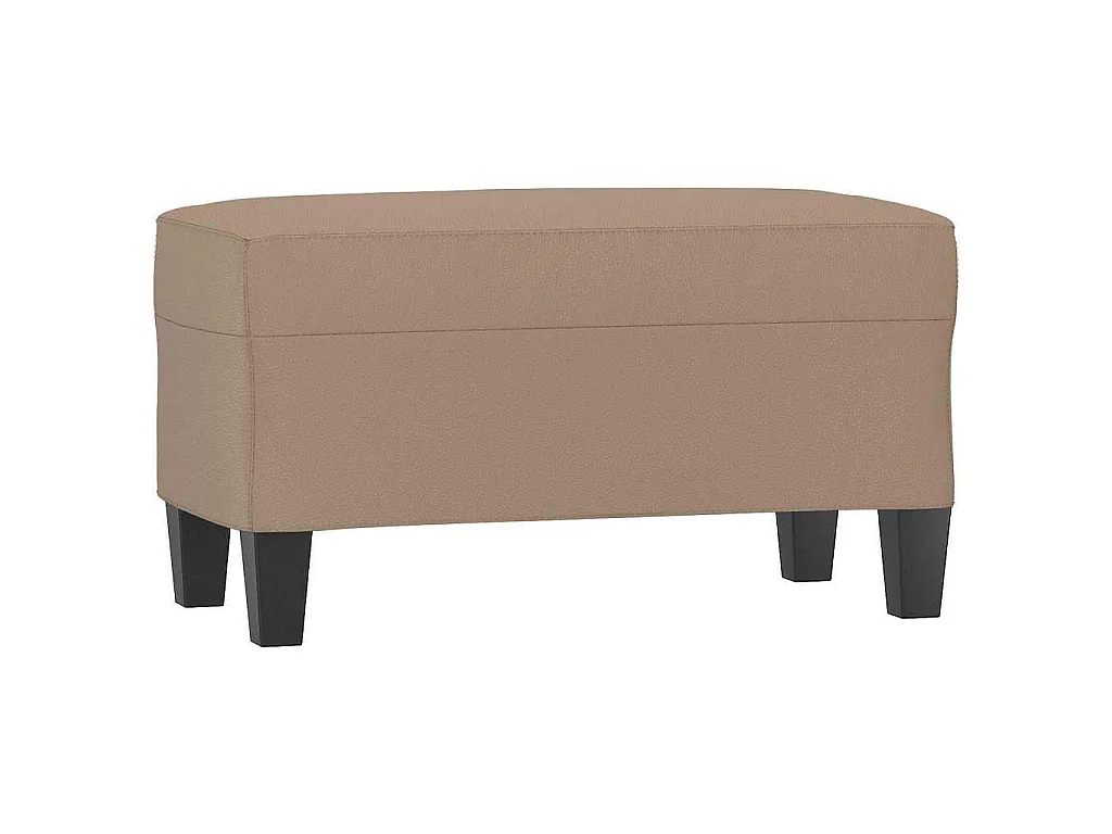 Banc Cappuccino 70x35x41 cm Similicuir