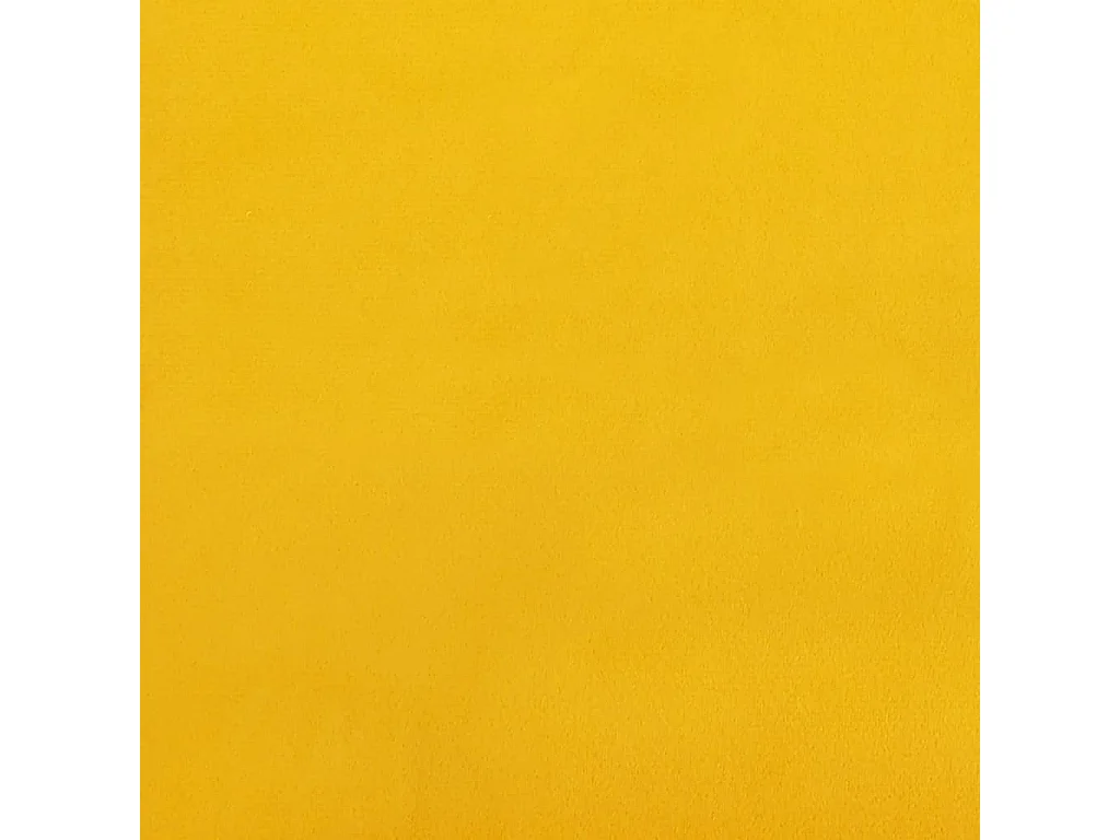 Banco 100x35x41 cm veludo amarelo