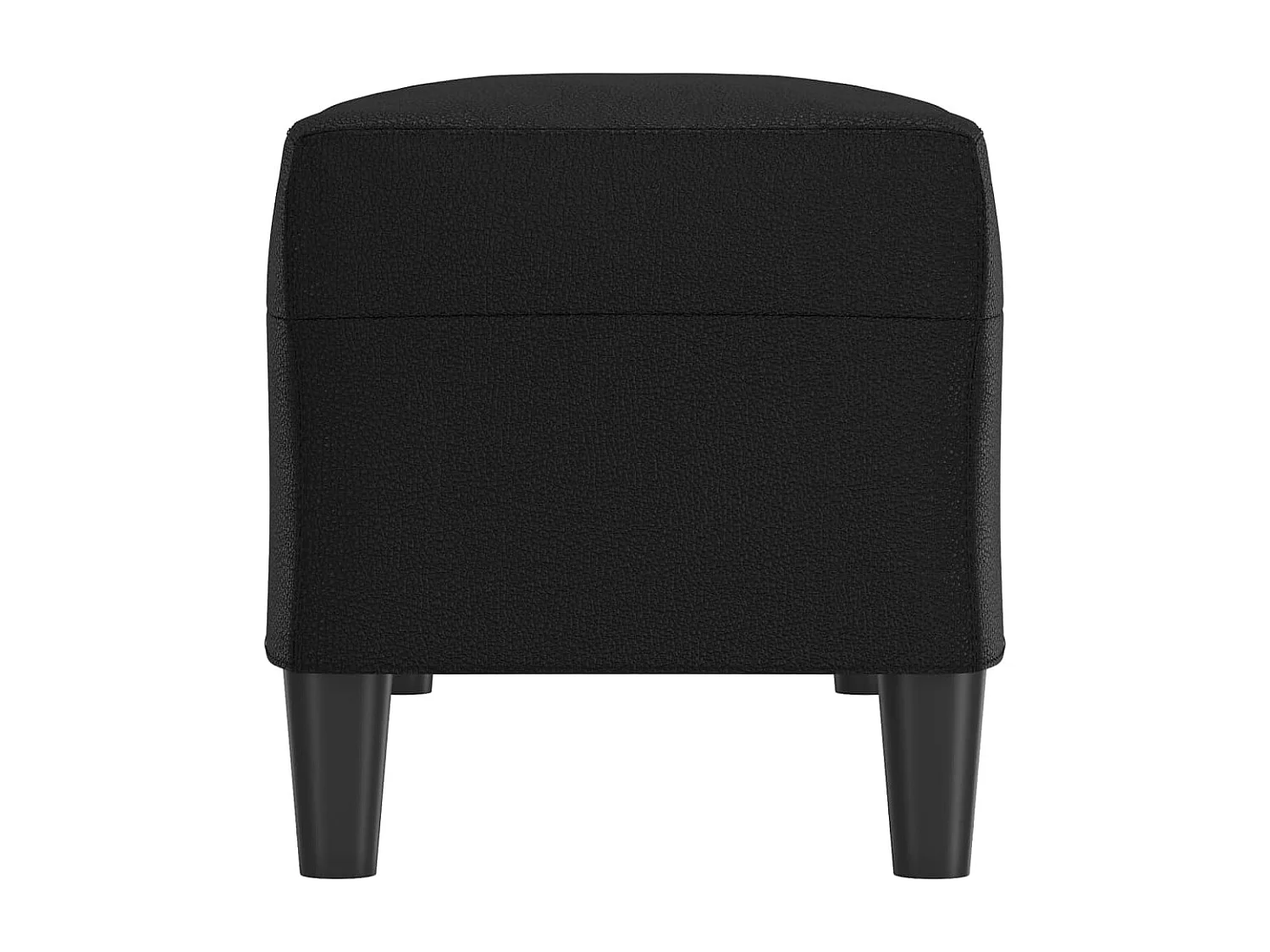 Sitzbank Schwarz 100x35x41 cm Kunstleder
