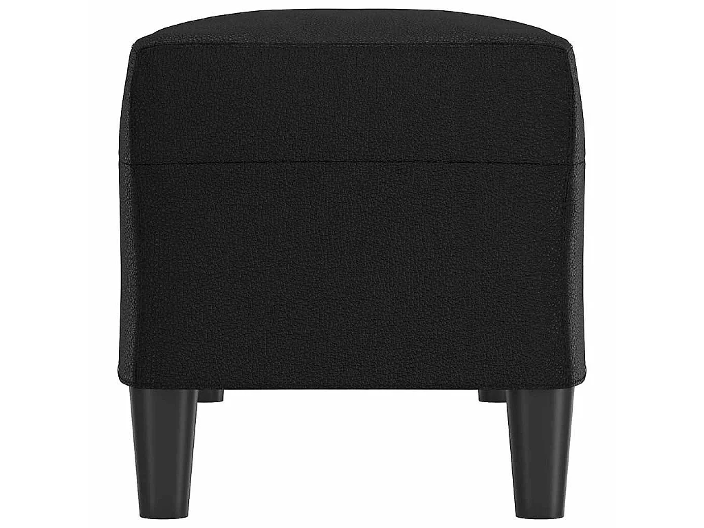 Banc Noir 100x35x41 cm Similicuir