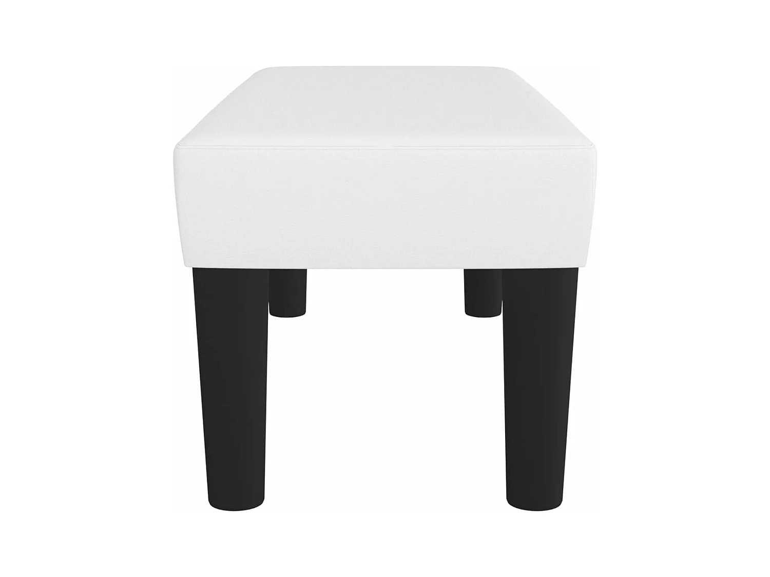Banc Blanc 70x30x30 cm Similicuir