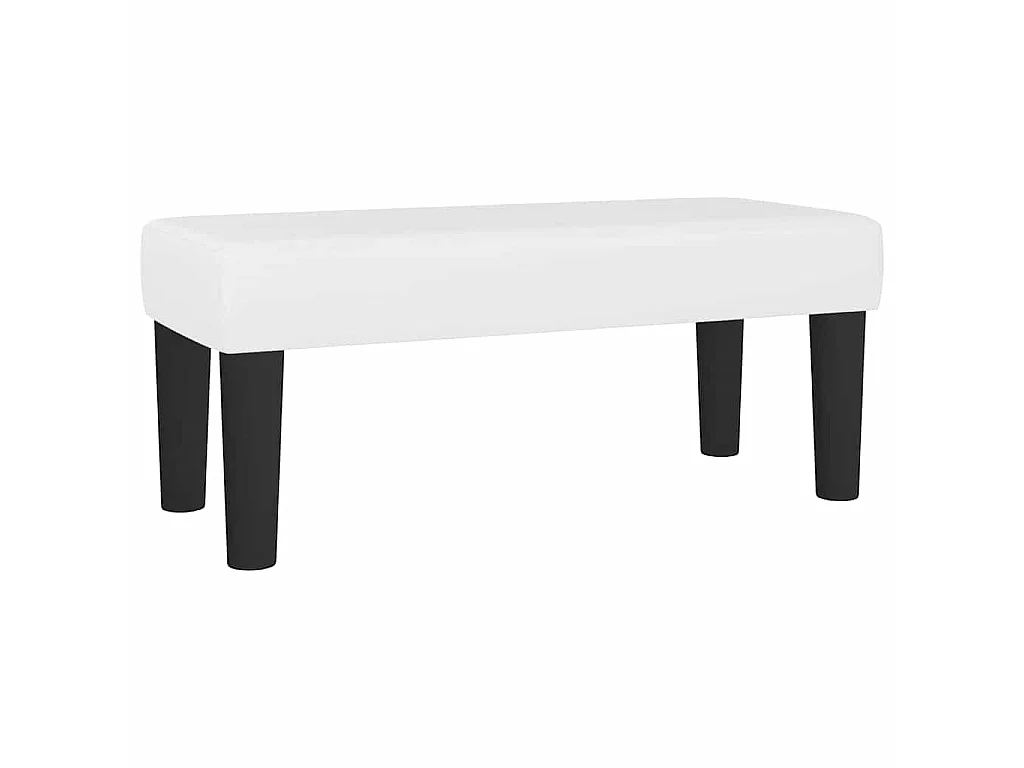 Banc Blanc 70x30x30 cm Similicuir