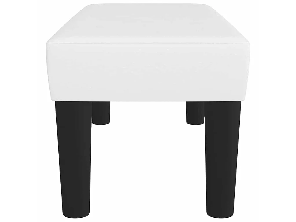 Banc Blanc 70x30x30 cm Similicuir