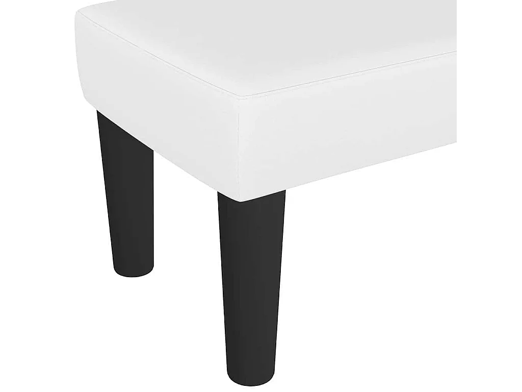 Banc Blanc 70x30x30 cm Similicuir