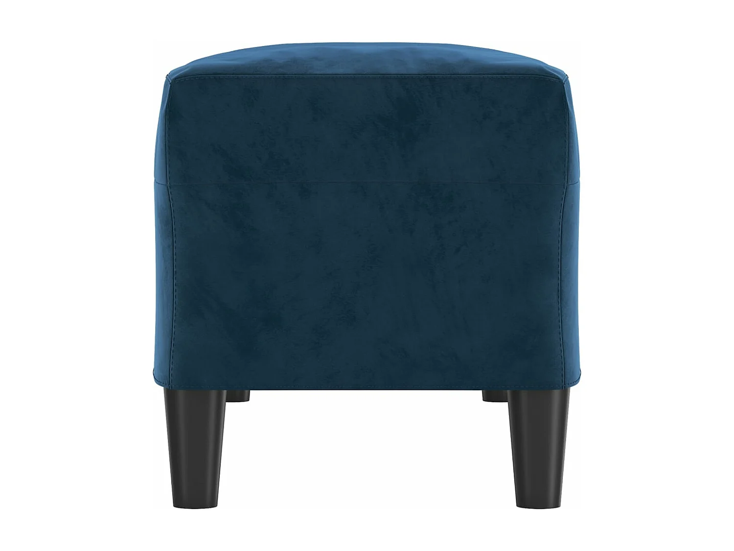 Banco 100x35x41 cm veludo azul