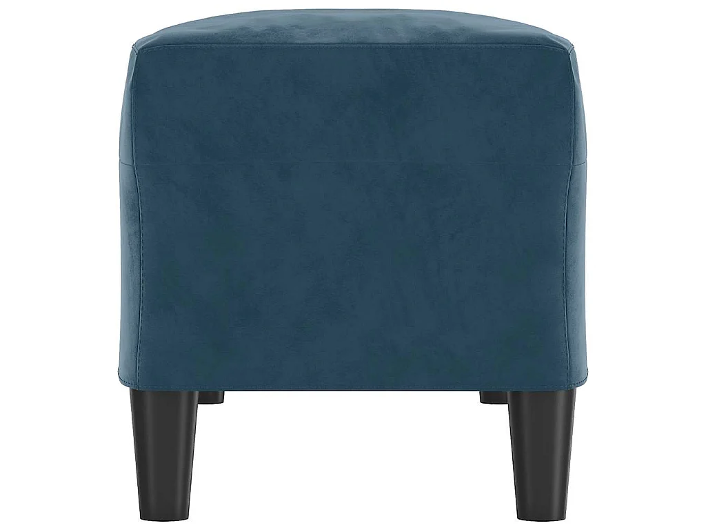 Panca Blu 100x35x41 cm in Velluto