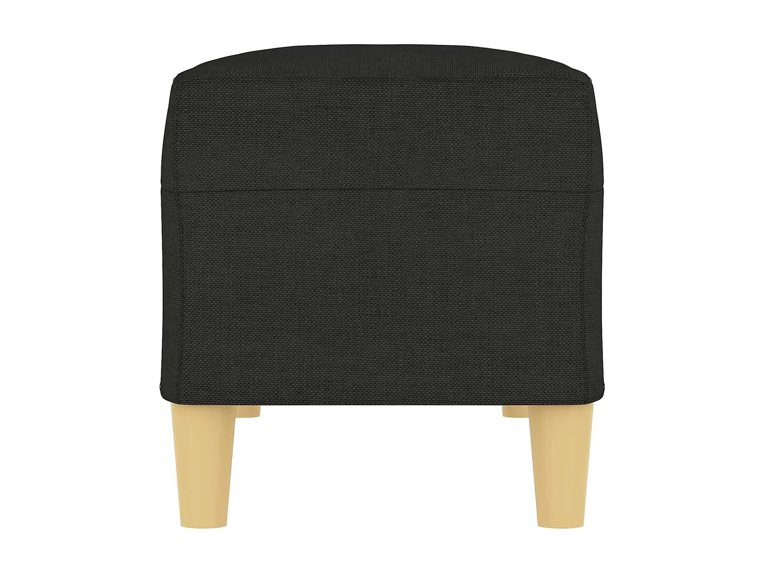 Banc Noir 100x35x41 cm Tissu