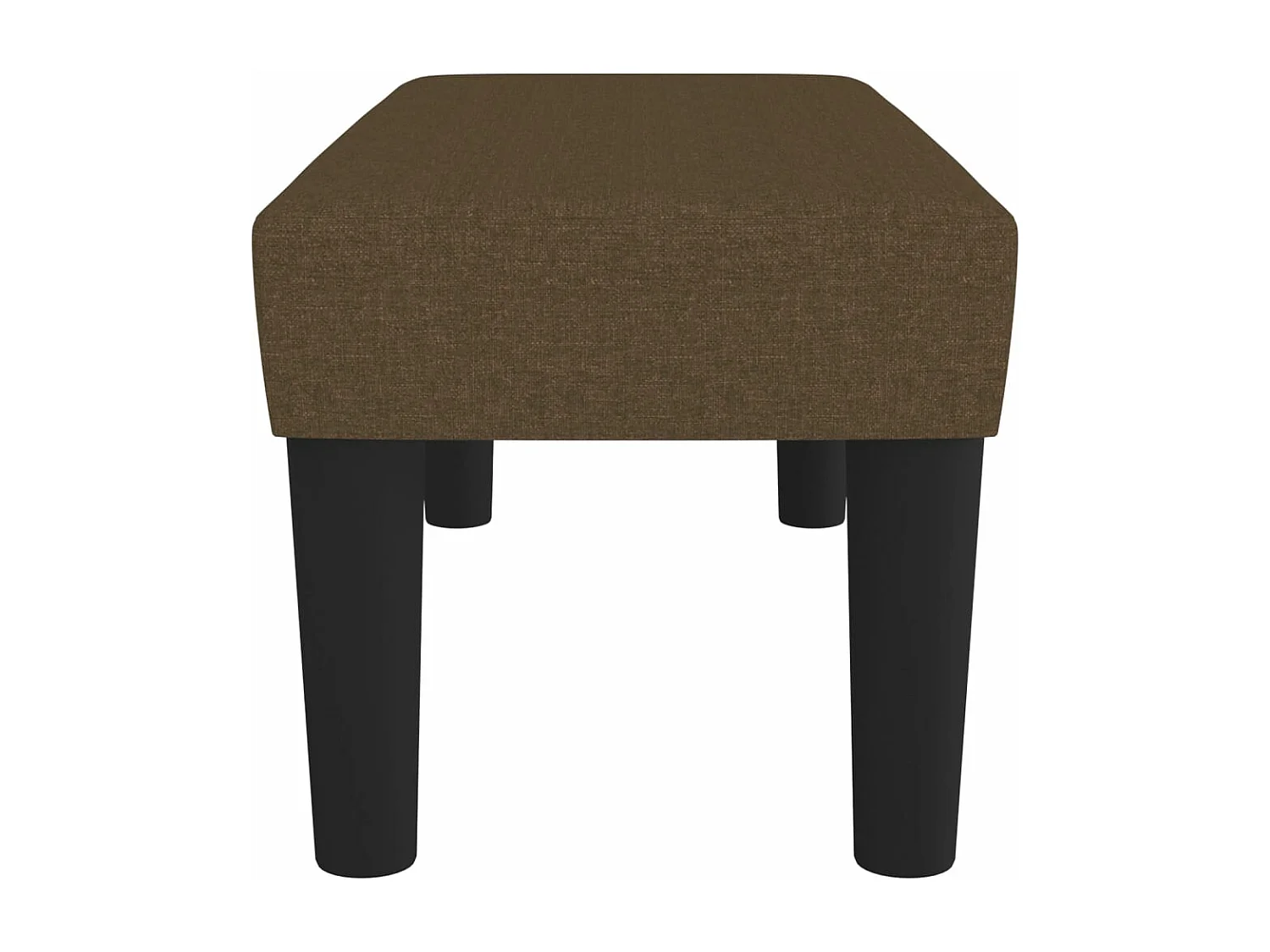 Banc Marron foncé 70x30x30 cm Tissu