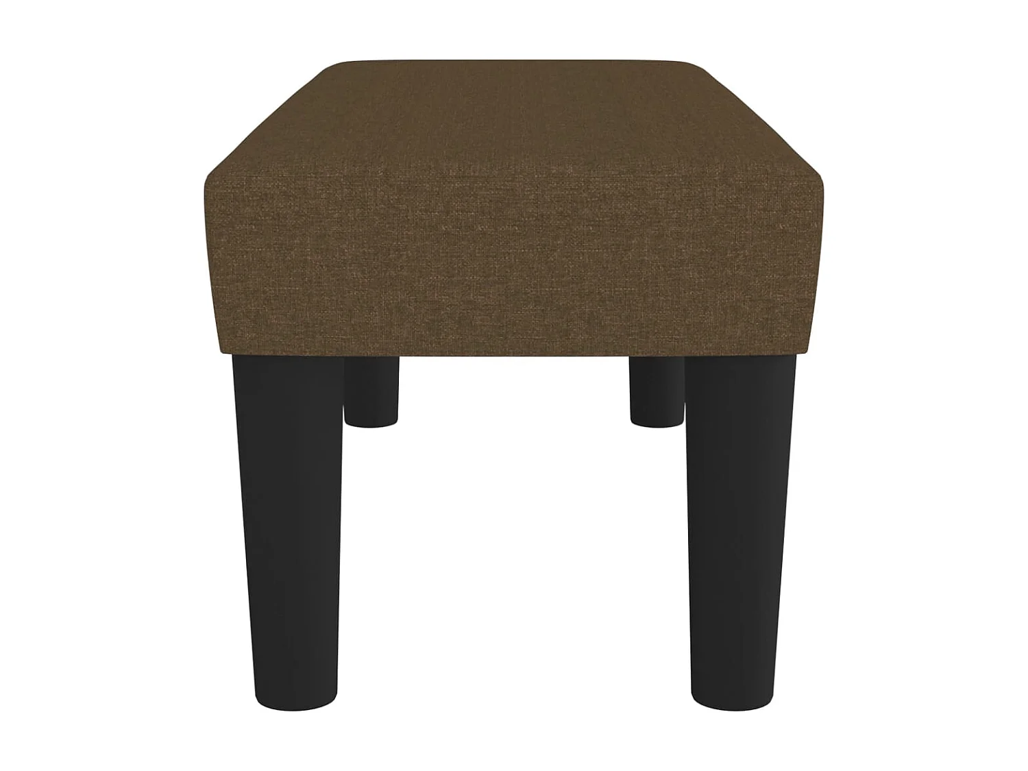 Sitzbank Dunkelbraun 70x30x30 cm Stoff