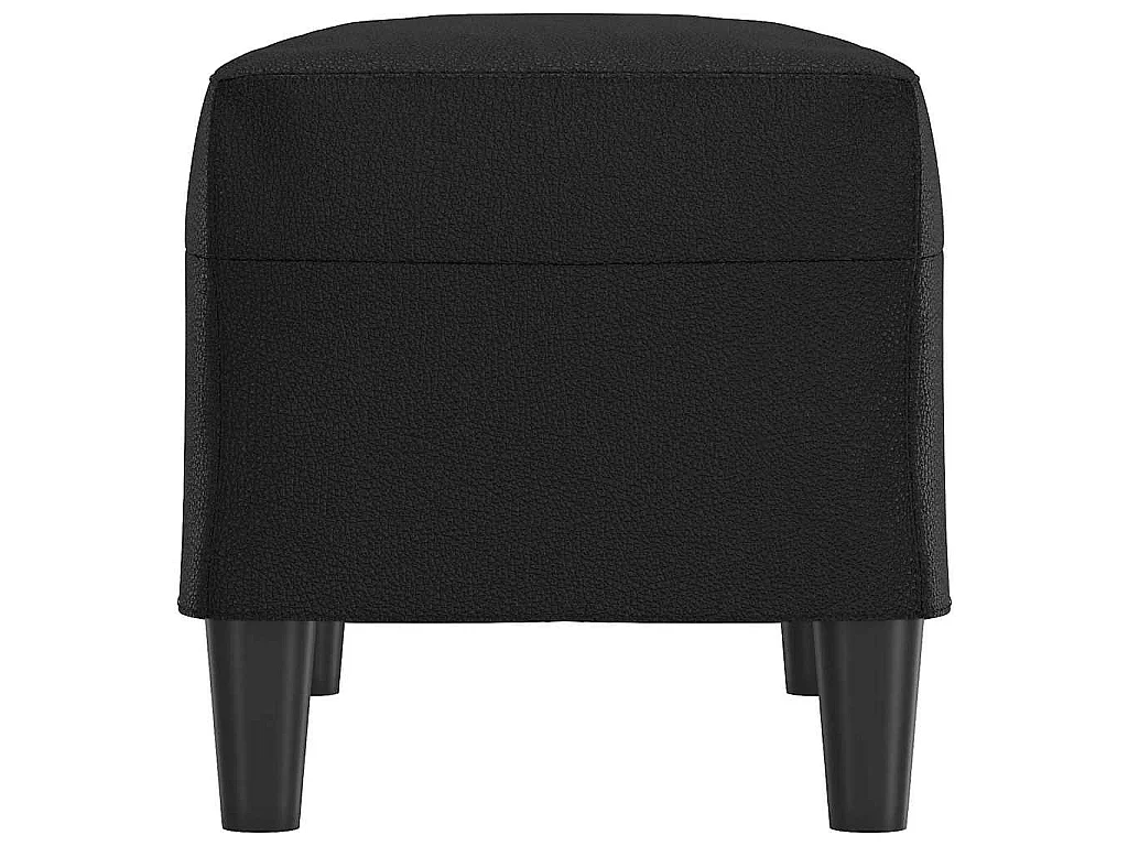 Banc Noir 70x35x41 cm Similicuir