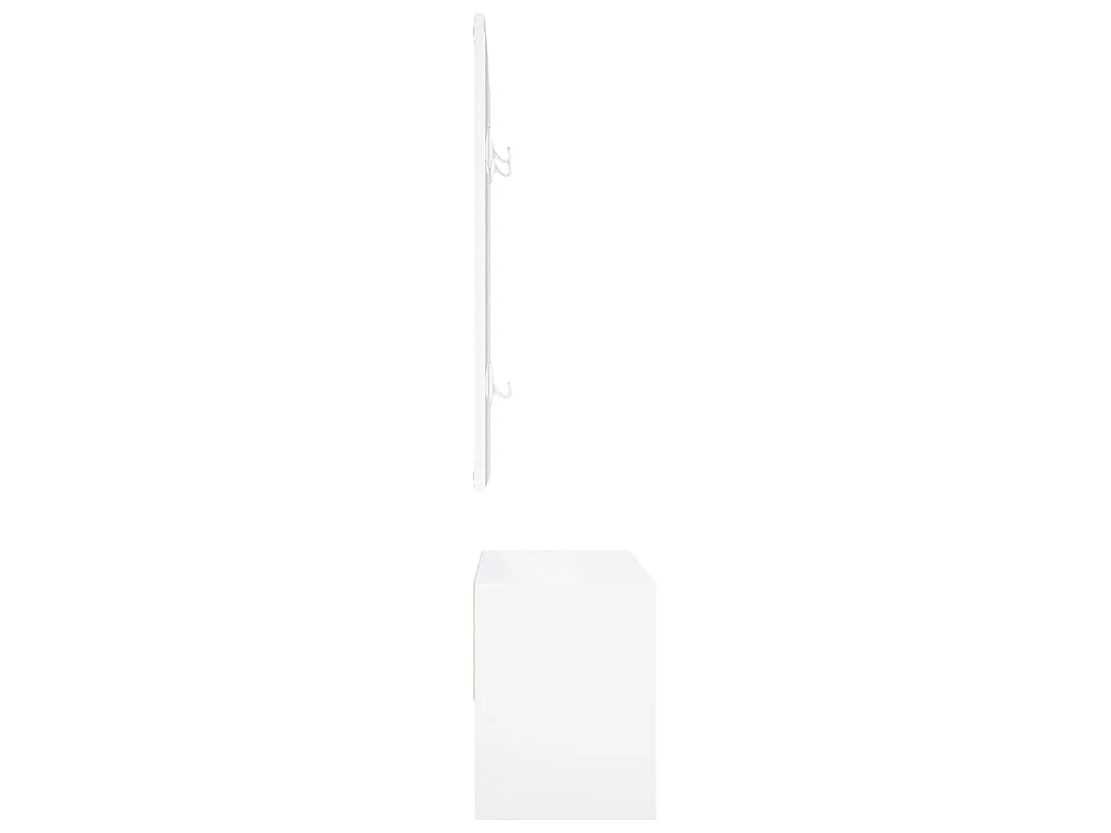 Ensemble de meubles de couloir Blanc Bois d'ingénierie