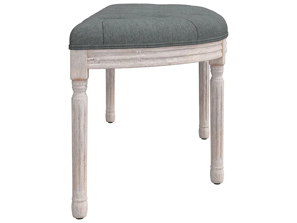 Panca Grigio Scuro 110,5x45x49 cm in Tessuto