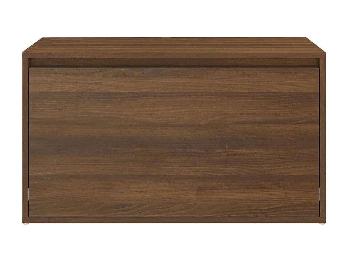 Banco corredor 80x40x45 cm derivados madeira carvalho castanho