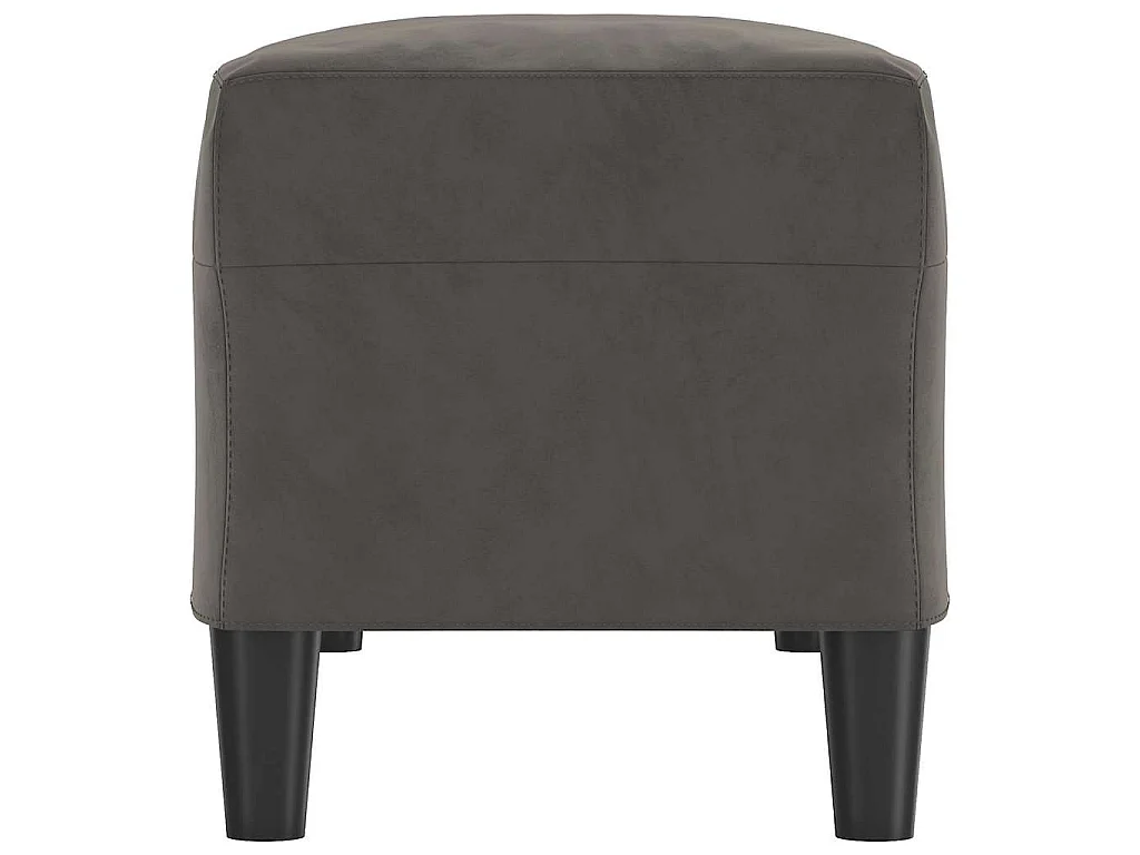 Banc Gris foncé 100x35x41 cm Velours