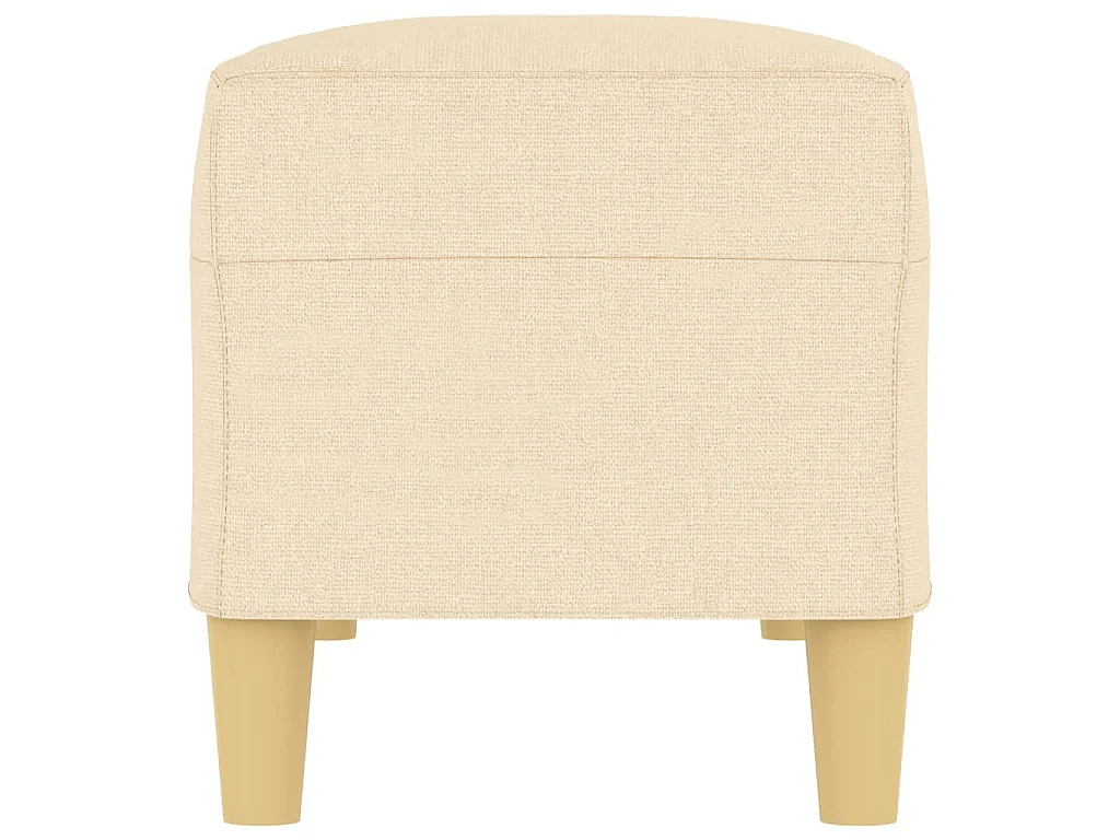 Banc Crème 100x35x41 cm Tissu