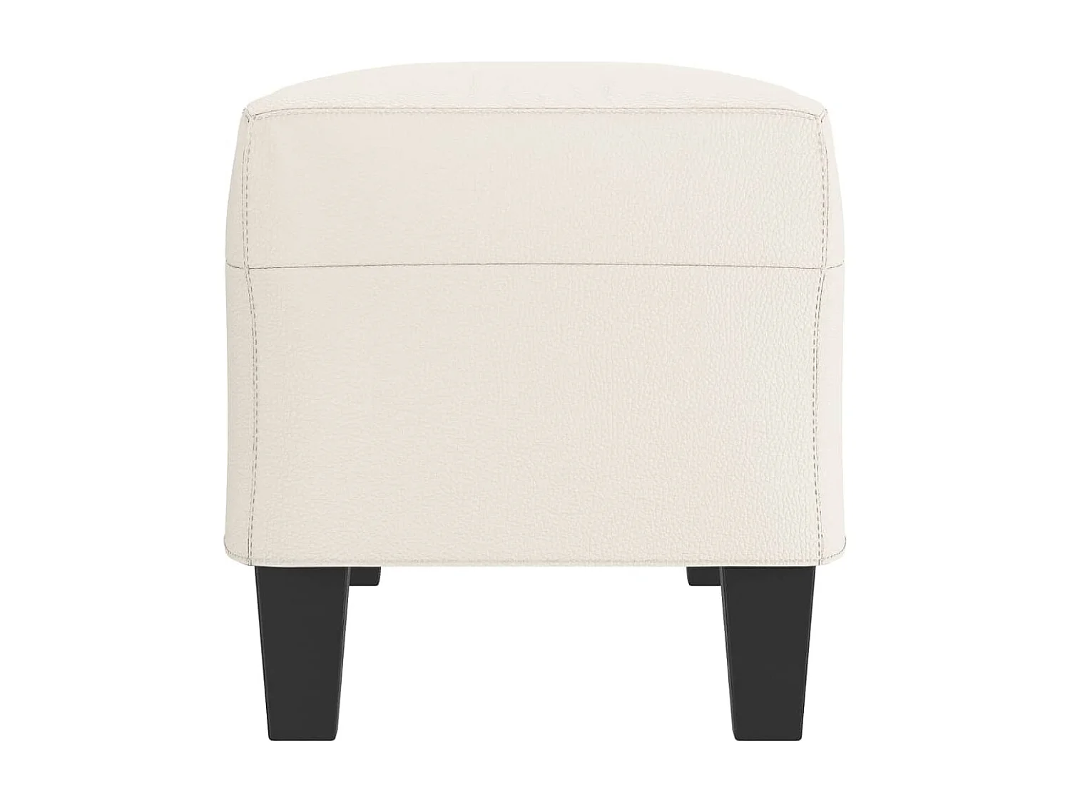 Banc Crème 100x35x41 cm Similicuir