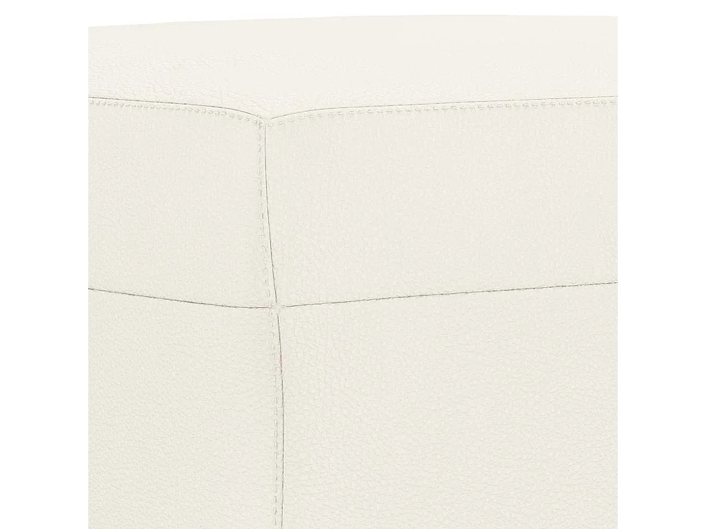 Banc Crème 100x35x41 cm Similicuir