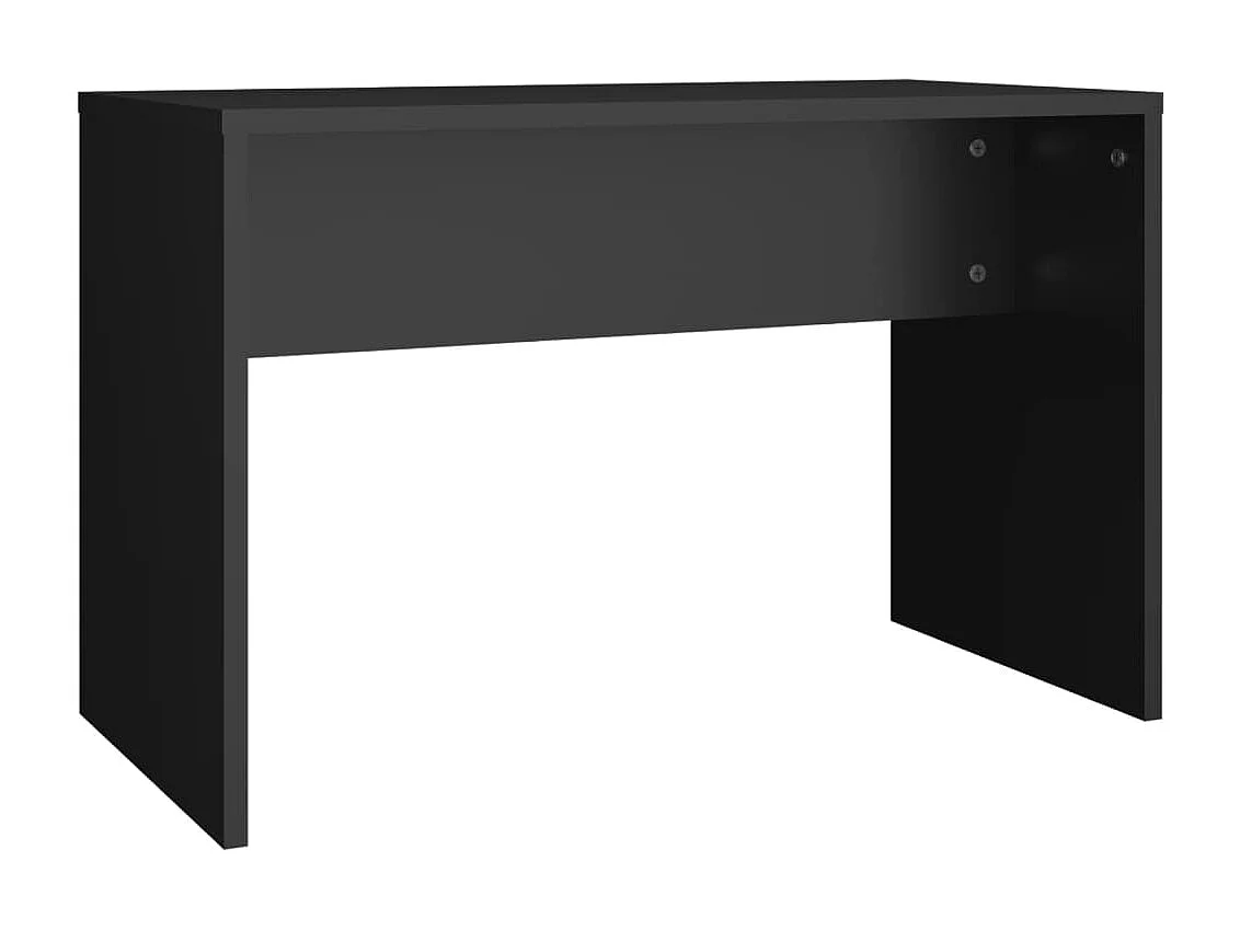 Tabouret de toilette Noir 70x35x45 cm Bois d'ingénierie