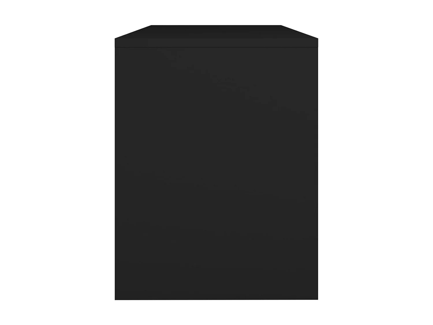 Tabouret de toilette Noir 70x35x45 cm Bois d'ingénierie