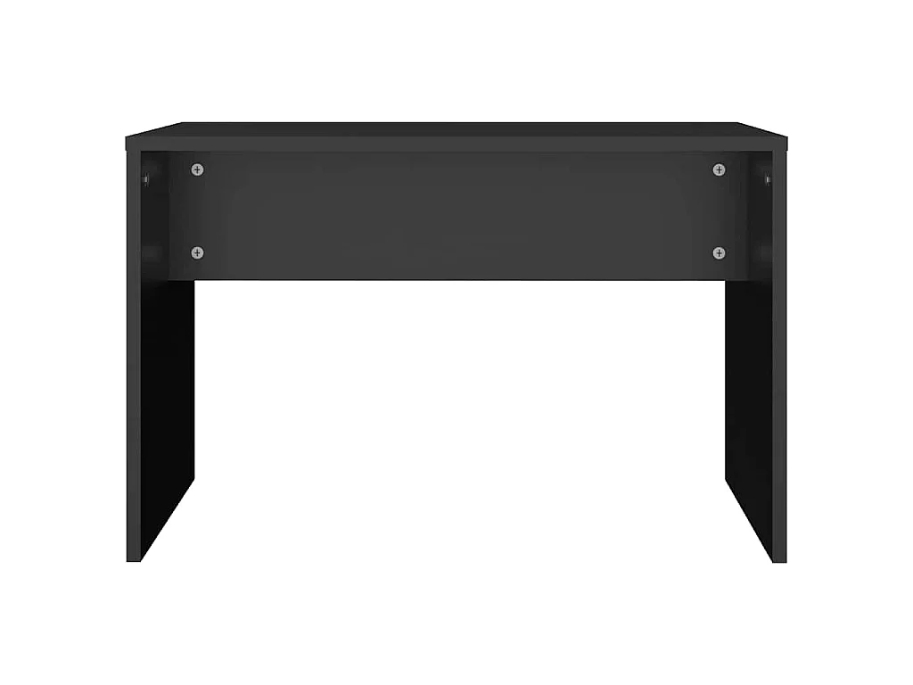 Kaptafelkruk 70x35x45 cm bewerkt hout zwart