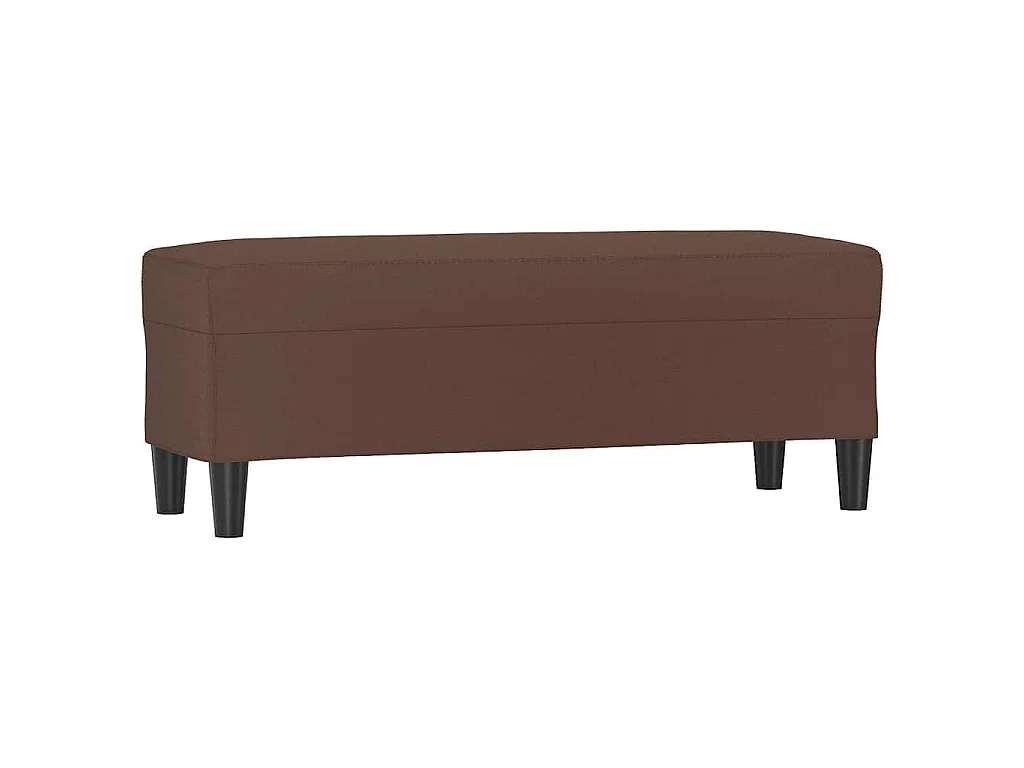 Banc Marron 100x35x41 cm Similicuir