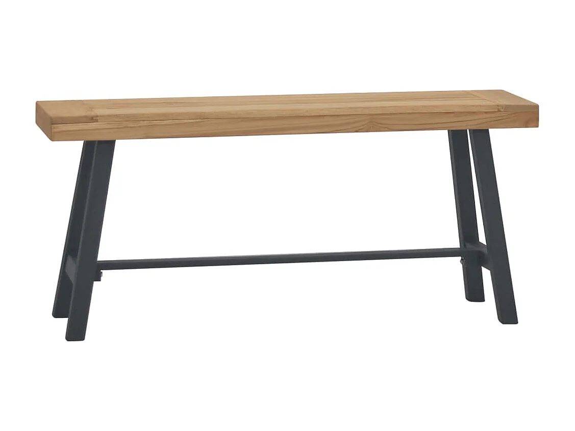 Bankje 110 cm massief teakhout