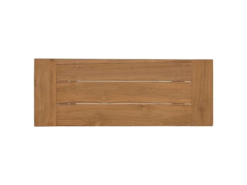 Bank 110 cm Massivholz Teak