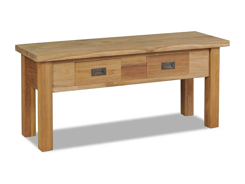 Panca in Legno Teak 90x30x40 cm