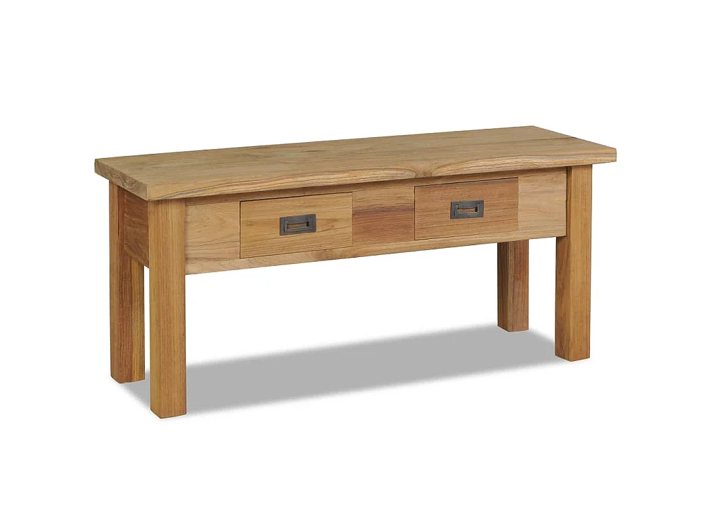 Panca in Legno Teak 90x30x40 cm