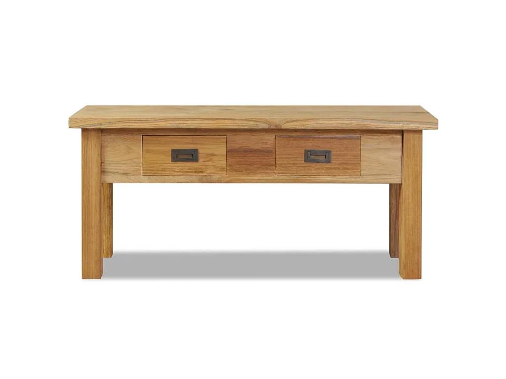 Panca in Legno Teak 90x30x40 cm